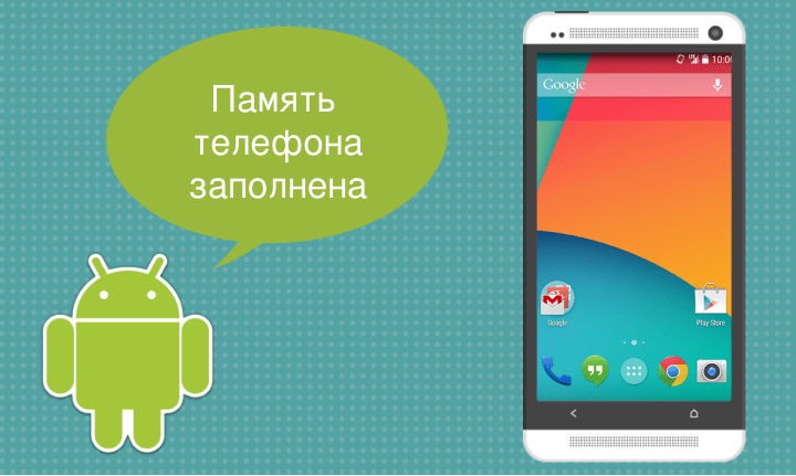 Освобождение места на Android планшете