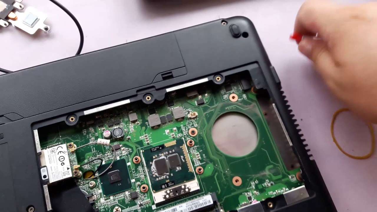 Установка процессора на ноутбук Fujitsu